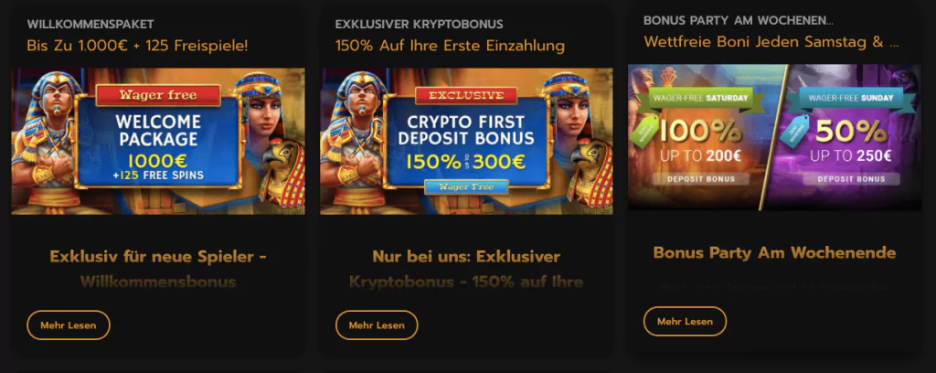 Horus Casino Bonus