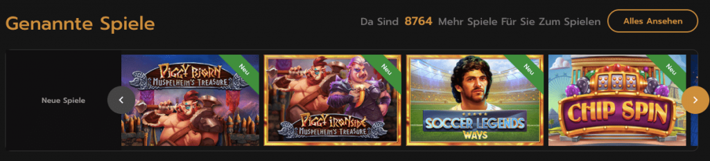 Horus Casino recension: slots och andra spel