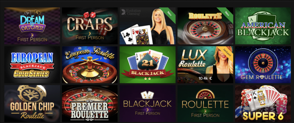 Med flere varianter at spille, vil du elske live casinoet!